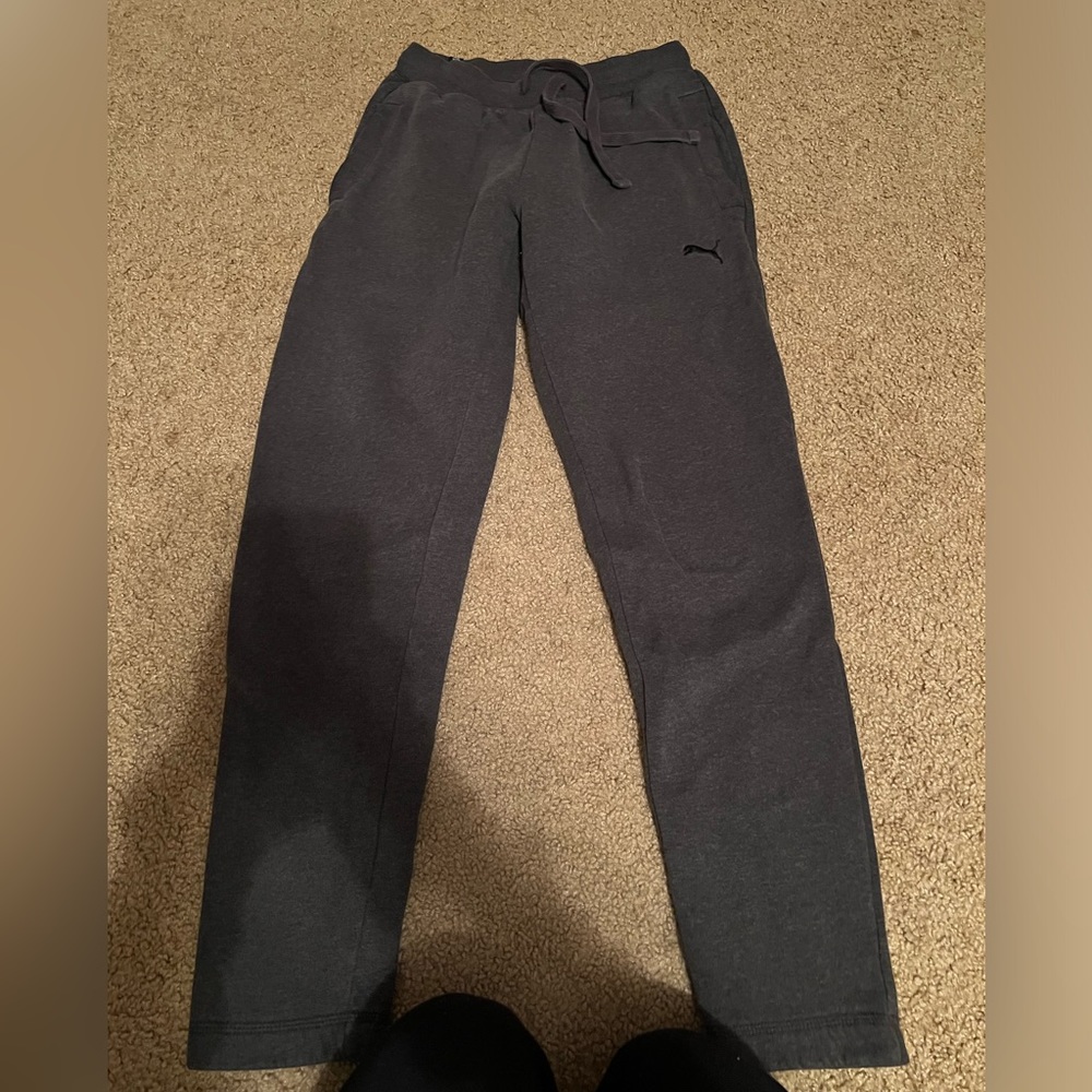 Grey puma sweatpants
